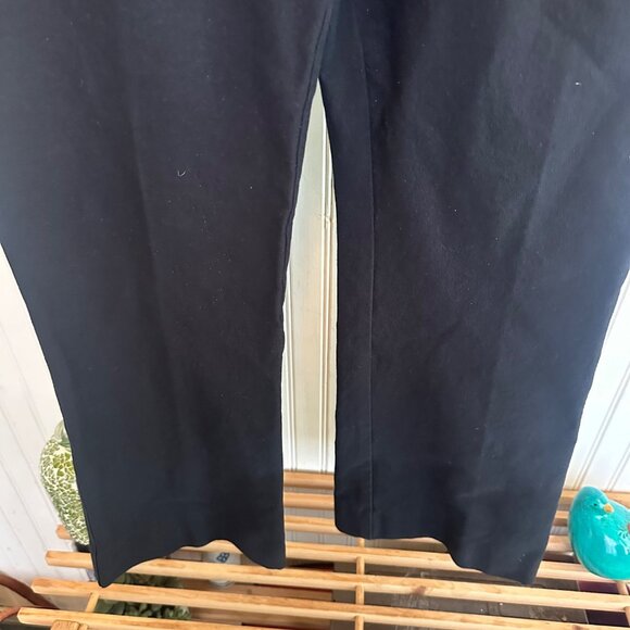 Derek Lam 10 Crosby Black High-Waisted Sailor Pants W/ Gold Buttons Size 14 - Picture 3 of 9